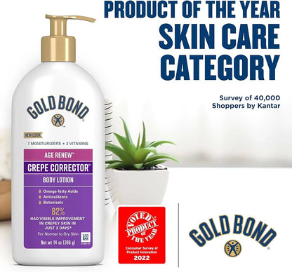 Gold Bond Age Renew Crepe Corrector Firming Body Lotion – 14oz