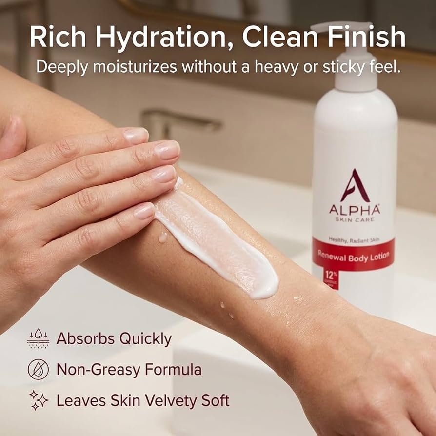Alpha Skin Care 12% Glycolic AHA Revitalizing Anti-Aging Body Lotion
