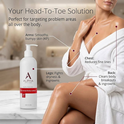 Alpha Skin Care 12% Glycolic AHA Revitalizing Anti-Aging Body Lotion