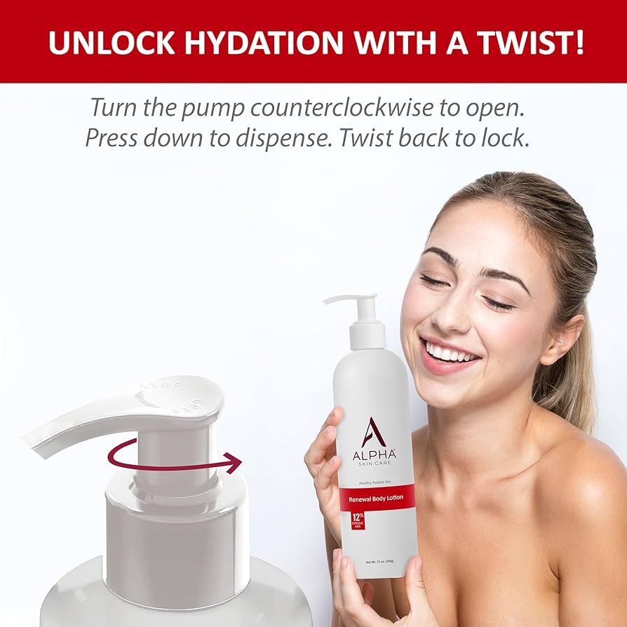 Alpha Skin Care 12% Glycolic AHA Revitalizing Anti-Aging Body Lotion
