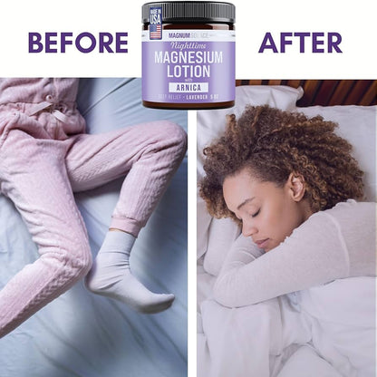 Magnum Solace Nighttime Magnesium & Arnica Relaxing Body Lotion