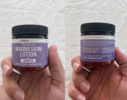 Magnum Solace Nighttime Magnesium & Arnica Relaxing Body Lotion