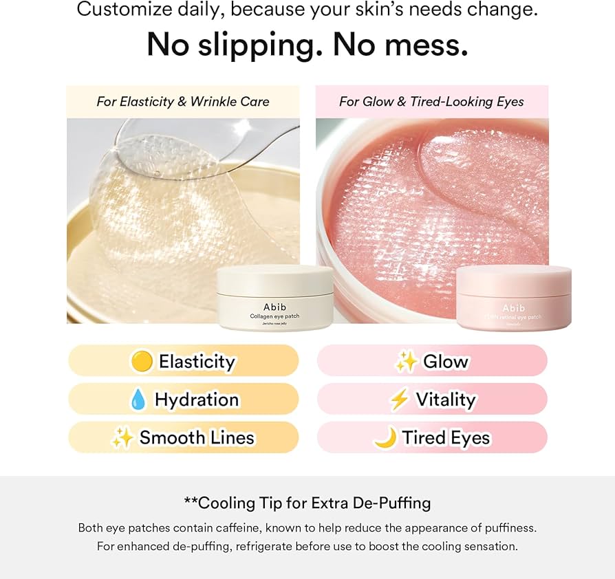 Abib Jericho Rose Collagen & Peptide Eye Patches for Wrinkles & Fine Lines
