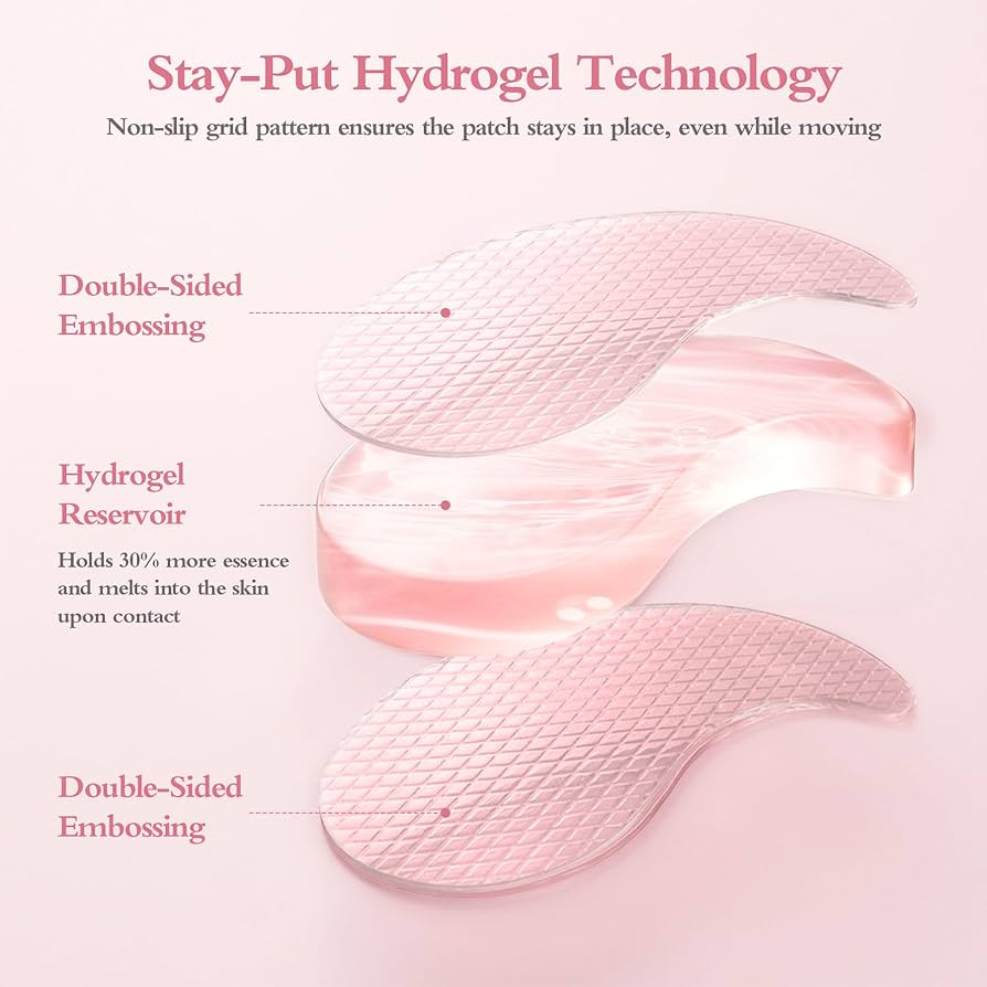 GrlGrl PDRN Retinal & Peptide Under Eye Patches for Puffy Eyes & Dark Circles