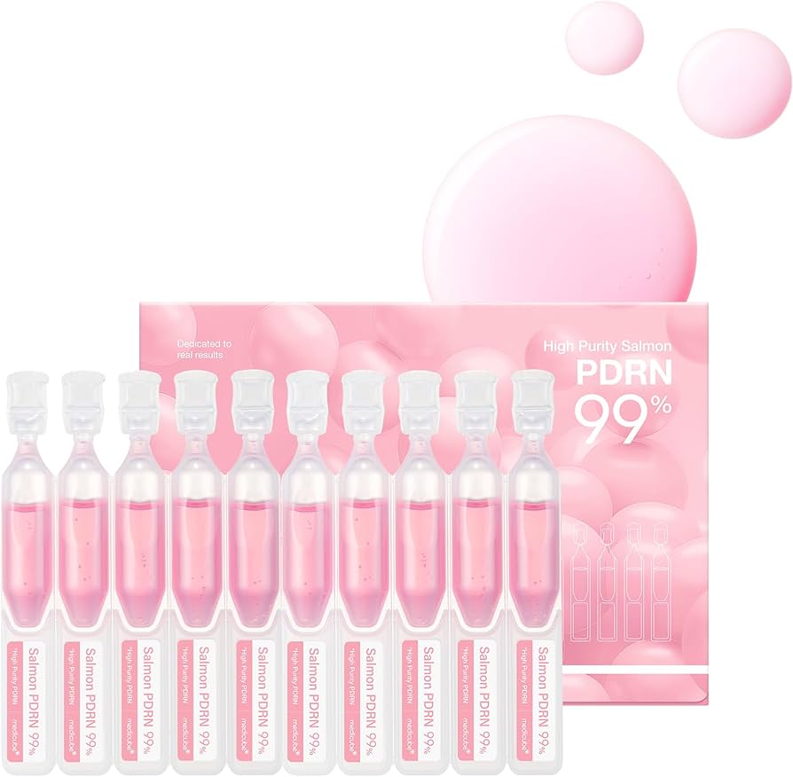 Medicube Salmon DNA PDRN 99% Purity Pink One Day Ampoule Serum