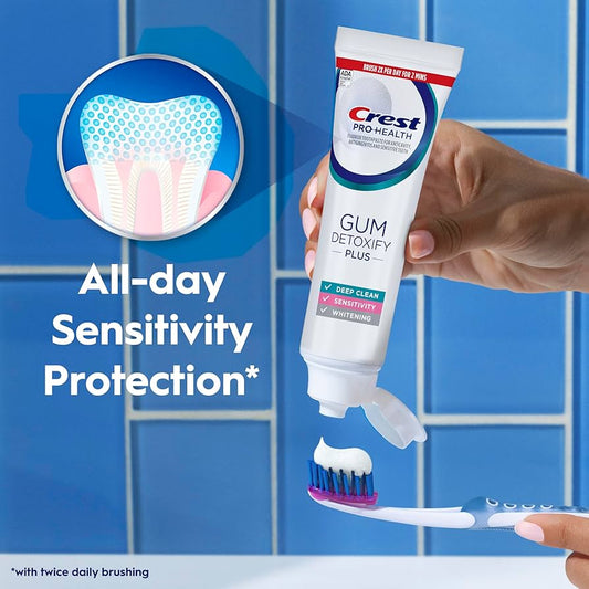 Crest Pro-Health Gum Detoxify Plus Toothpaste Value 3 Pack