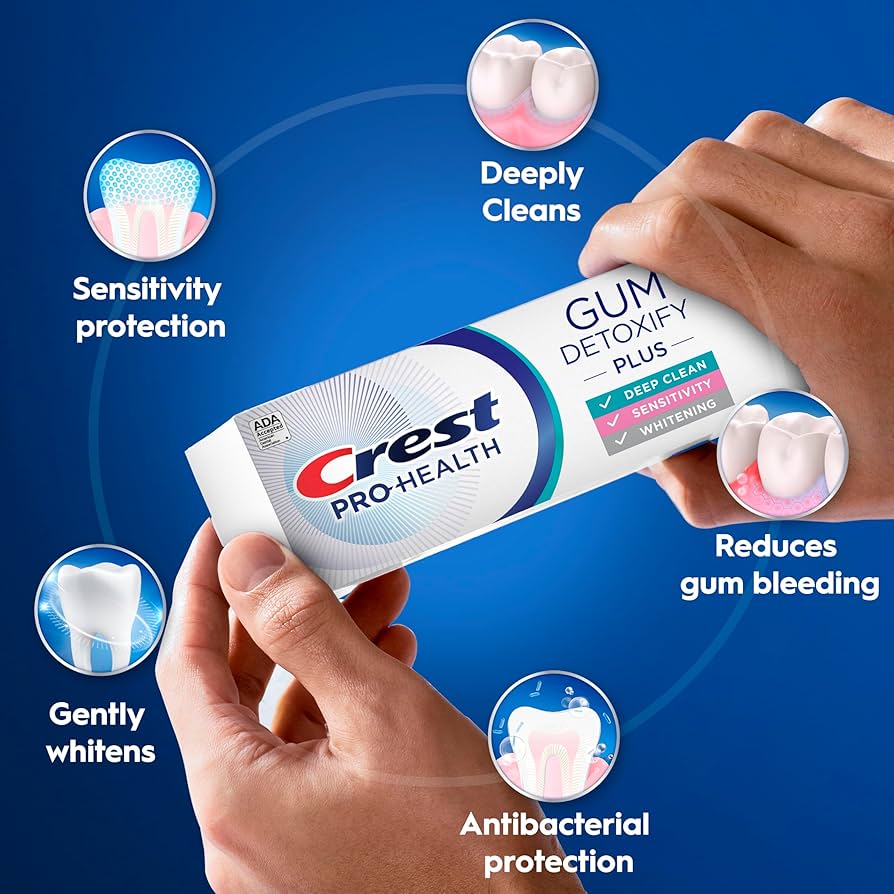 Crest Pro-Health Gum Detoxify Plus Stannous Fluoride Toothpaste – 3 Pack