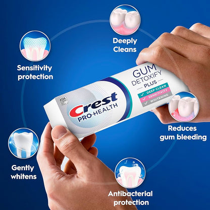 Crest Pro-Health Gum Detoxify Plus Stannous Fluoride Toothpaste – 3 Pack