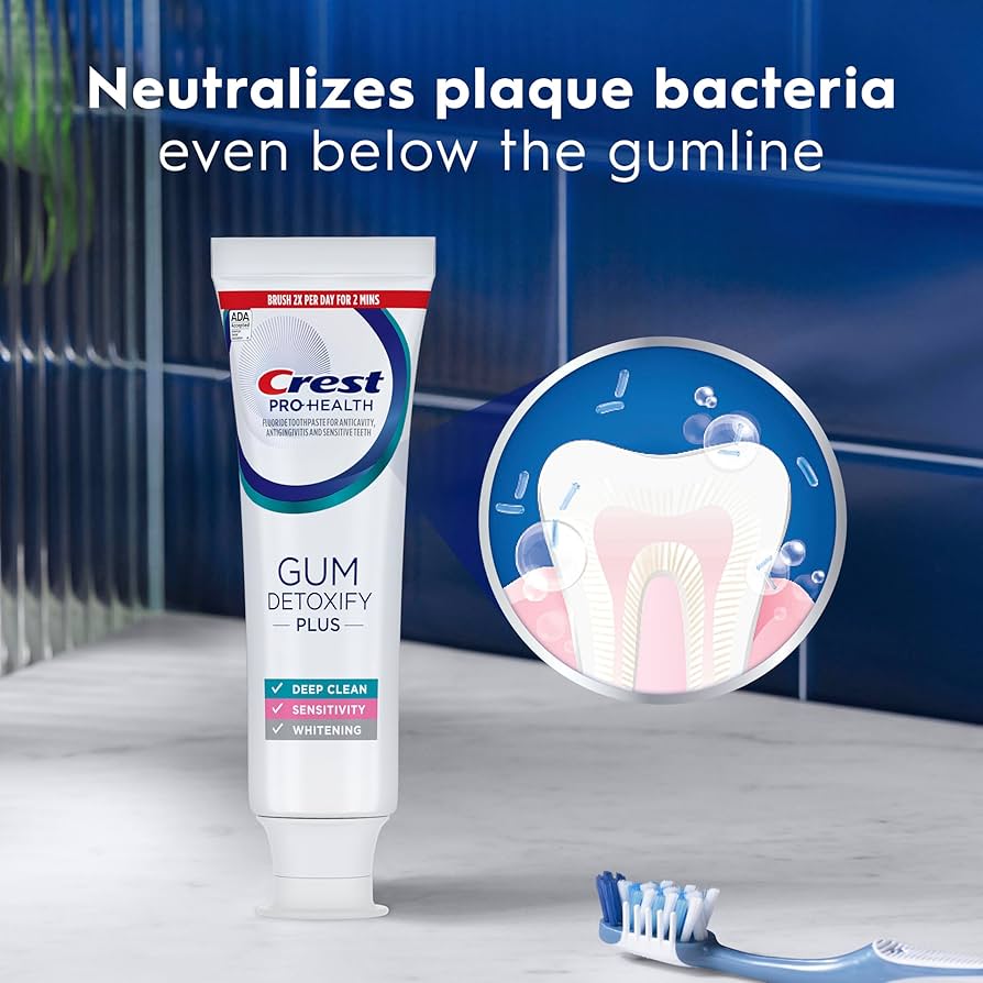 Crest Pro-Health Gum Detoxify Plus Stannous Fluoride Toothpaste – 3 Pack