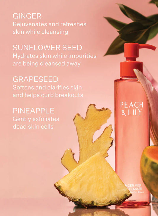 Peach & Lily Ginger Melt Makeup-Melting Cleansing Oil