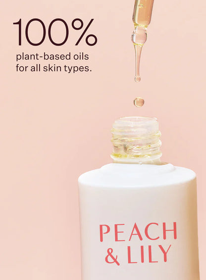 Peach & Lily Pure Beam Cold-Pressed Grapeseed, Jojoba & Sea Buckthorn Luxe Oil