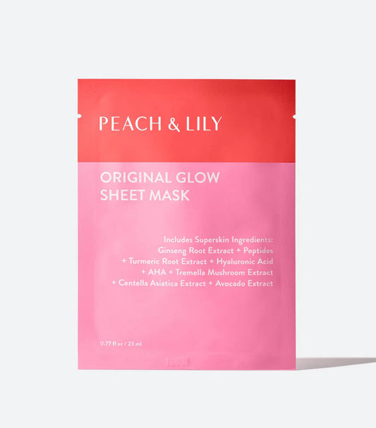 Peach & Lily Original Glow Camellia, Cica & Niacinamide Sheet Mask – 20 Pack