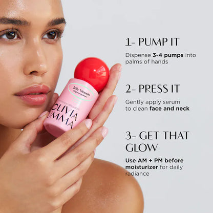 OLIVIAUMMA Vitamin C & Niacinamide Jelly Brightening Face Serum