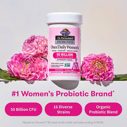 Garden of Life Dr. Formulated Women's Probiotic – 50 Billion CFU