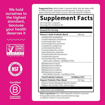 Garden of Life Dr. Formulated Women's Probiotic – 50 Billion CFU