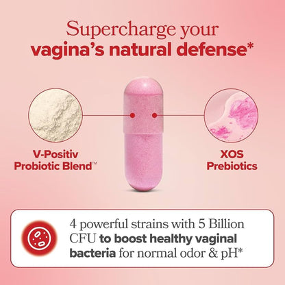 O Positiv URO Vaginal Probiotics & pH Balance Supplement for Women