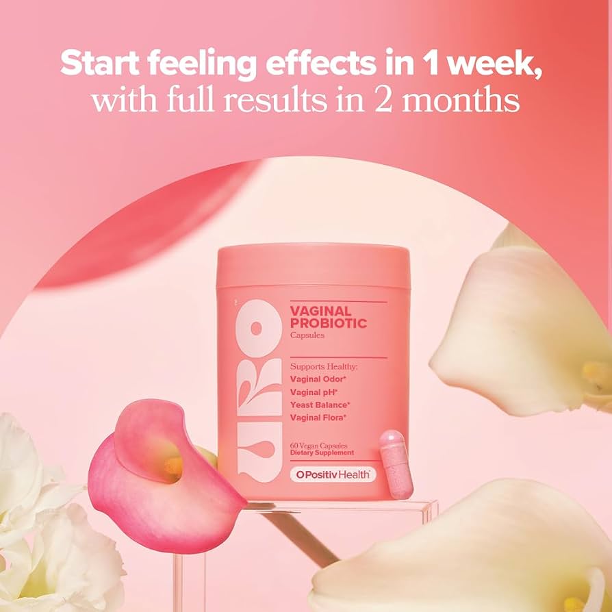 O Positiv URO Vaginal Probiotics & pH Balance Supplement for Women