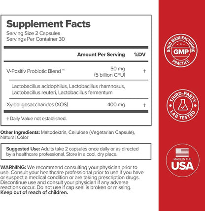 O Positiv URO Vaginal Probiotics & pH Balance Supplement for Women
