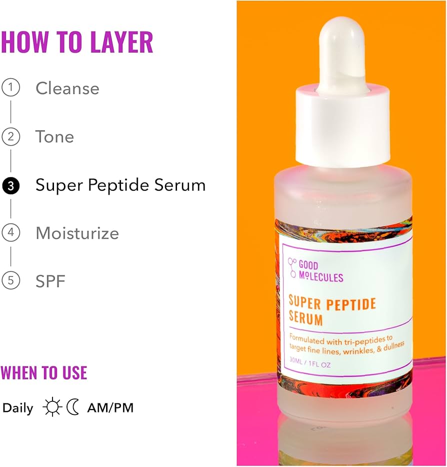 Good Molecules Super Peptide & Copper Tripeptide Anti-Aging Serum
