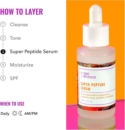 Good Molecules Super Peptide & Copper Tripeptide Anti-Aging Serum