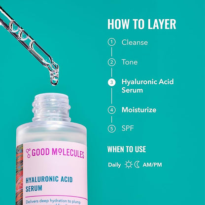 Good Molecules Hyaluronic Acid 1% Hydrating Face Serum