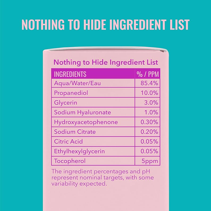 Good Molecules Hyaluronic Acid 1% Hydrating Face Serum