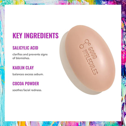 Good Molecules Clarifying Soap-Free Cleansing Bar