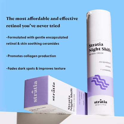 Stratia Night Shift Encapsulated 0.15% Retinol & Cica Cream