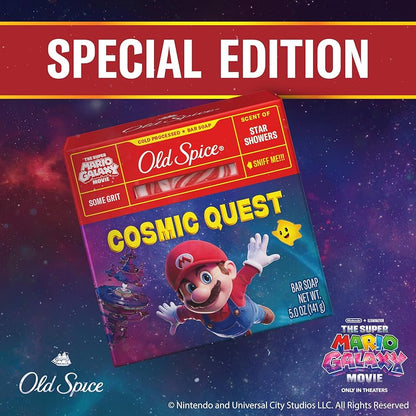 Old Spice Cosmic Quest Bar Soap – Super Mario Galaxy Edition
