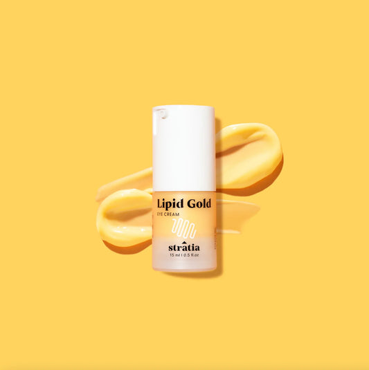 Stratia Lipid Gold Ceramide & Peptide Eye Cream for Dark Circles