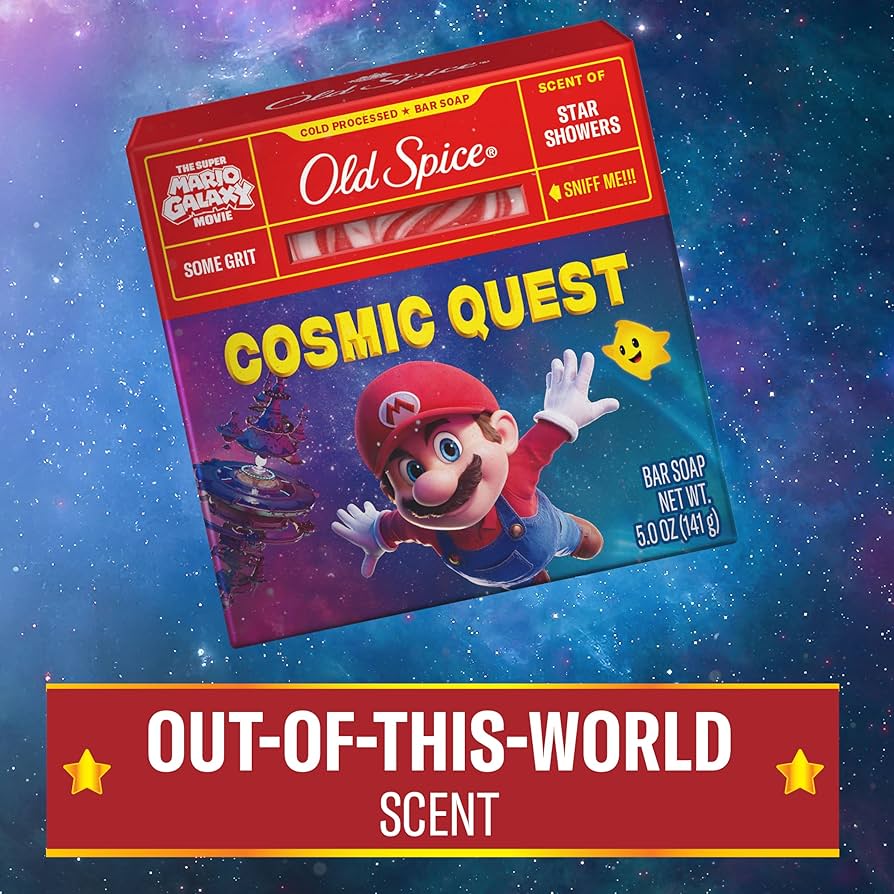 Old Spice Cosmic Quest Bar Soap – Super Mario Galaxy Edition