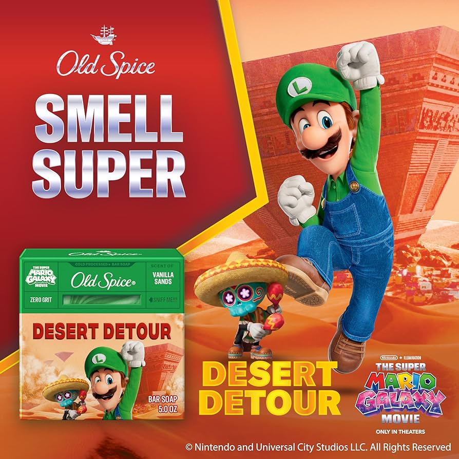 Old Spice Vanilla Sands Bar Soap – Super Mario Galaxy Edition