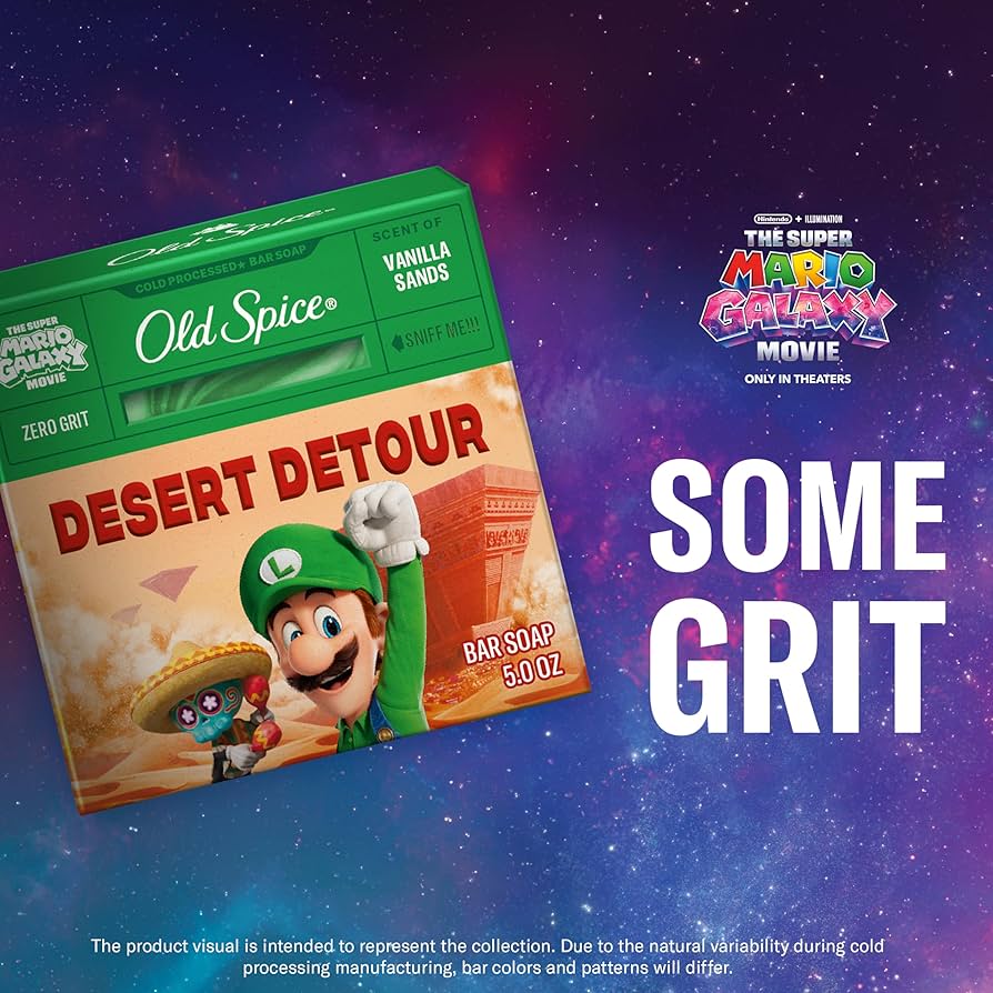 Old Spice Vanilla Sands Bar Soap – Super Mario Galaxy Edition