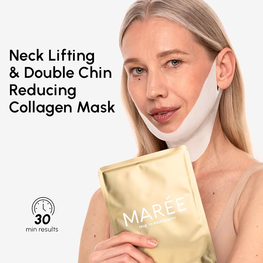 MAREE 24K Gold V-Line Jawline Lifting Mask