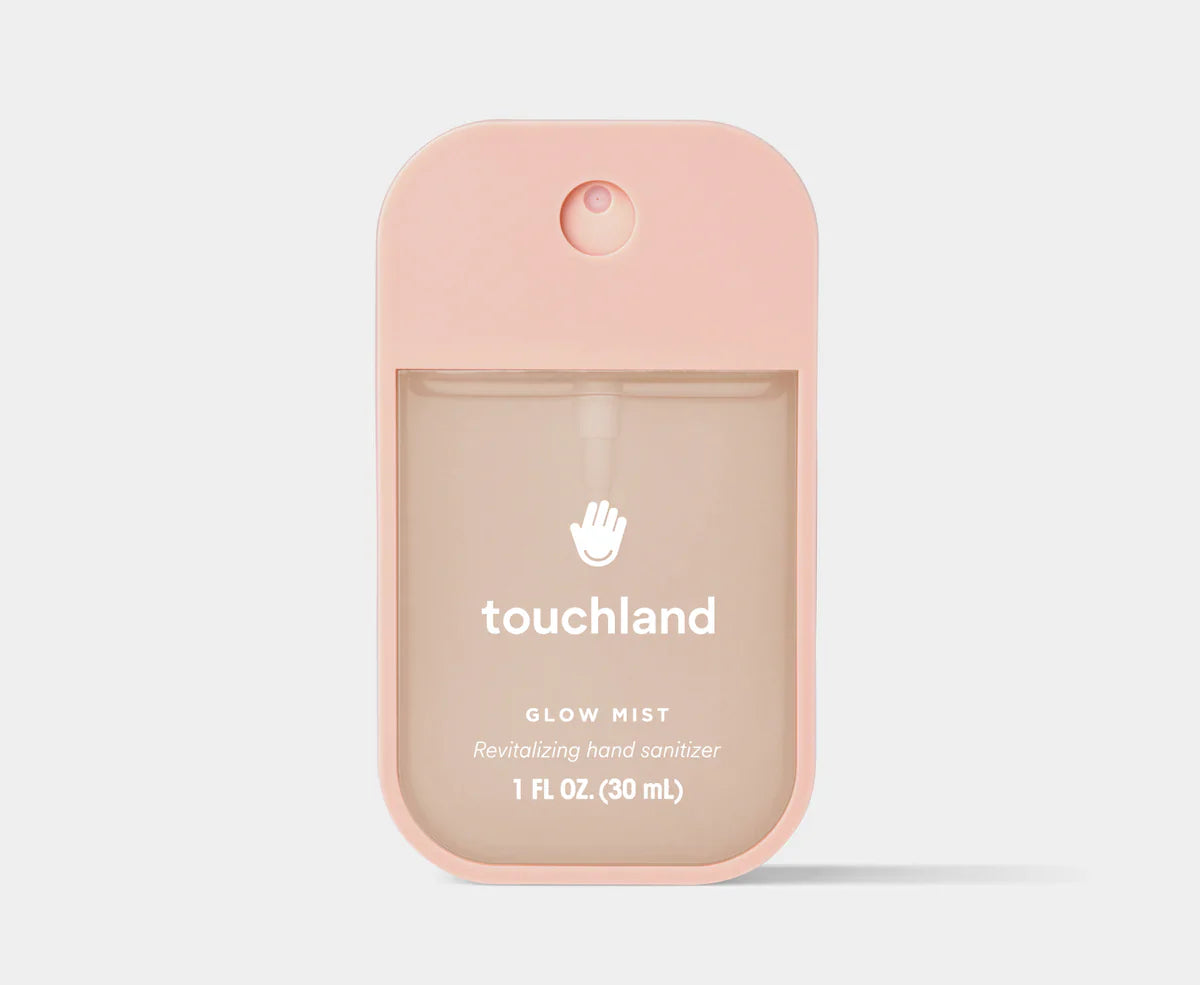 Touchland Rosewater Glow Mist Hand Sanitiser with Detoskin & Vitasource