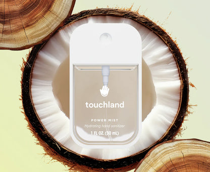 Touchland Beach Coco Power Mist with Aloe Vera, Coconut & Grapefruit Hand Sanitiser