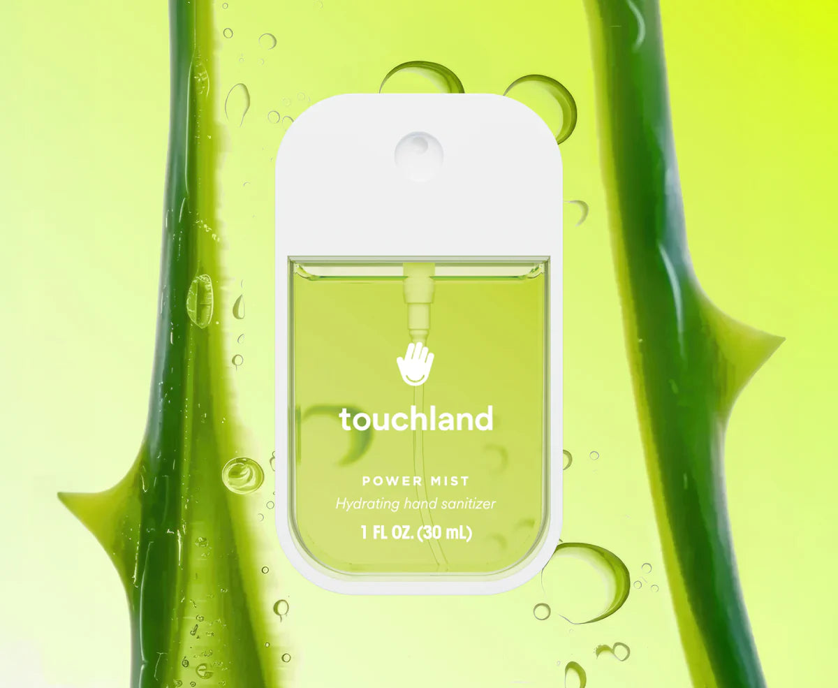 Touchland Aloe You Power Mist with Aloe Juice, Lime & Cedarwood Hand Sanitiser