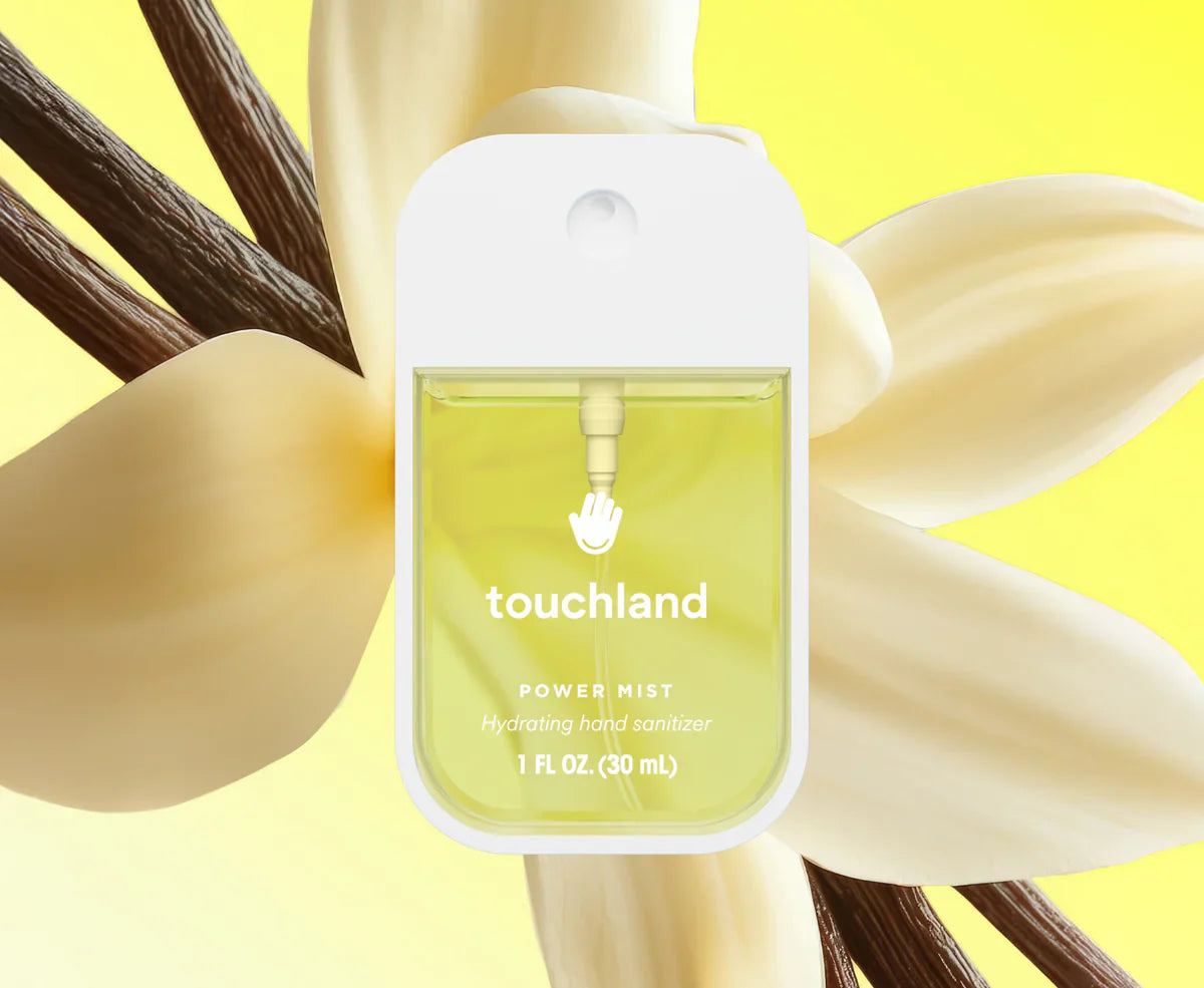 Touchland Vanilla Blossom Power Mist with Aloe, Mandarin & Coconut Hand Sanitiser