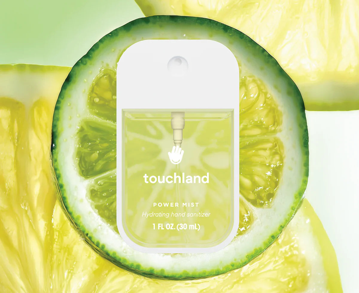 Touchland Lemon Lime Spritz Power Mist with Aloe & Sandalwood Hand Sanitiser
