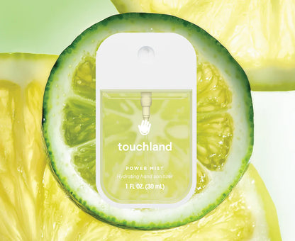 Touchland Lemon Lime Spritz Power Mist with Aloe & Sandalwood Hand Sanitiser