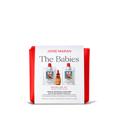 Josie Maran Vanilla Vibezzz Mini Bestsellers Argan Oil Kit