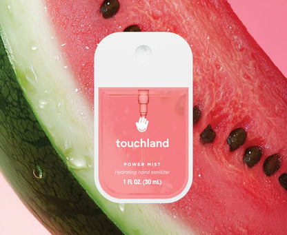 Touchland Wild Watermelon Power Mist with Aloe, Jasmine & Peach Hand Sanitiser