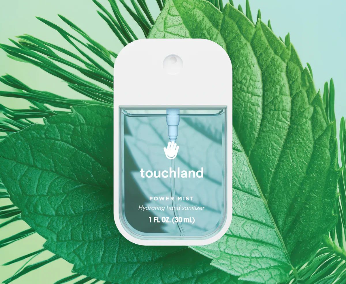 Touchland Frosted Mint Power Mist with Aloe, Spearmint & Thyme Hand Sanitiser