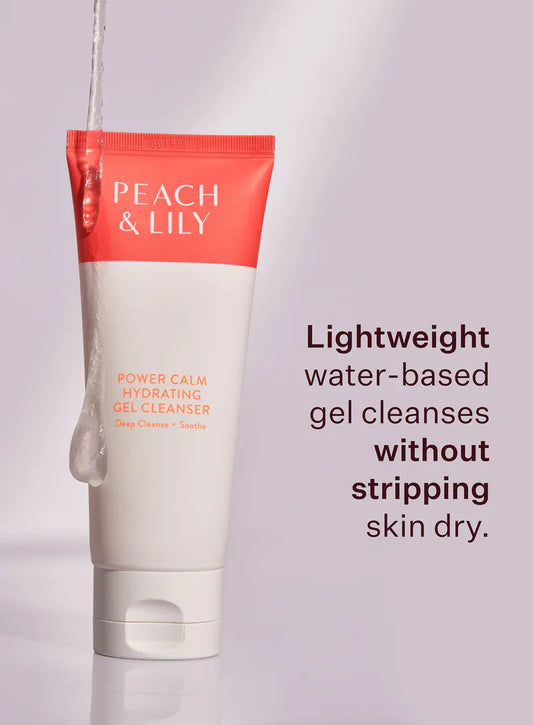 Peach & Lily Power Calm Hydrating Gel Face Cleanser for Sensitive Skin