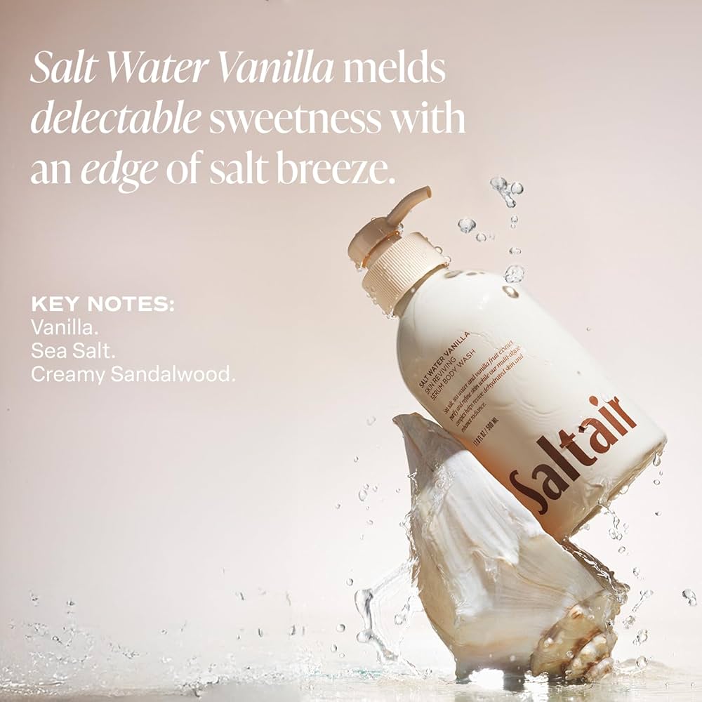 Gel douche Saltair Vanille à l'eau salée