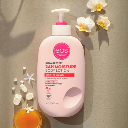 EOS Jasmine Peach Shea Better 24HR Moisture Body Lotion