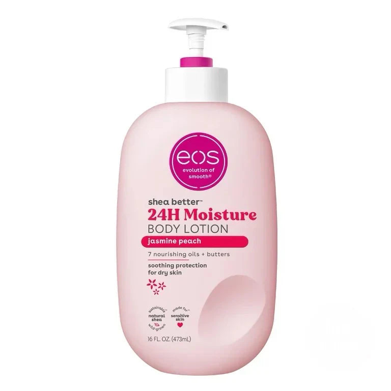 EOS Jasmine Peach Shea Better 24HR Moisture Body Lotion