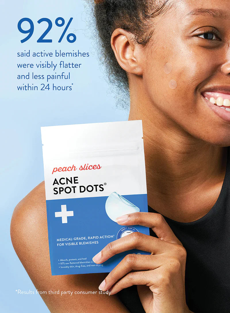 Peach & Lily Acne Spot Dots Hydrocolloid Pimple Patches – 60 Pack
