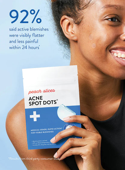 Peach & Lily Acne Spot Dots Hydrocolloid Pimple Patches – 60 Pack