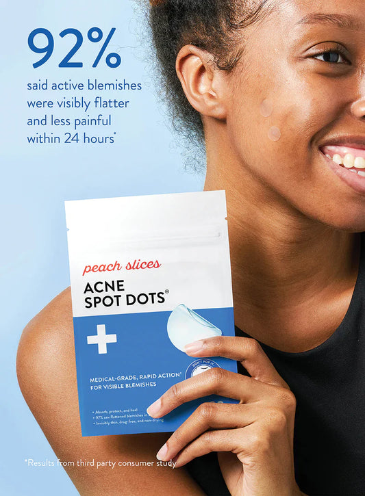 Peach & Lily Acne Spot Dots Hydrocolloid Pimple Patches – 60 Pack